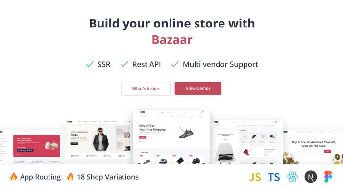 Bazaar Pro - Multipurpose Next.js Ecommerce Template