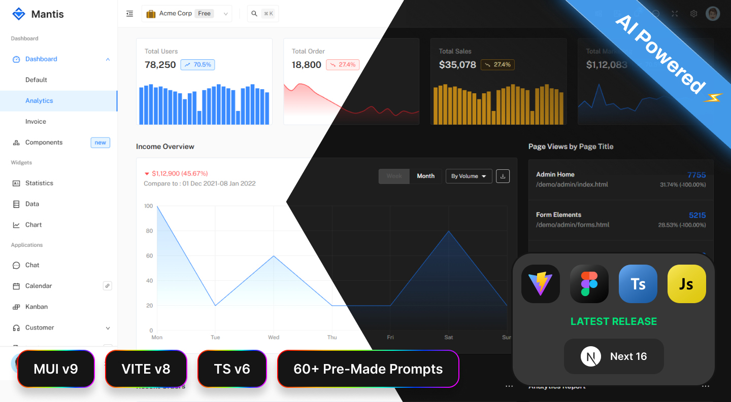 React themes & templates - MUI Store