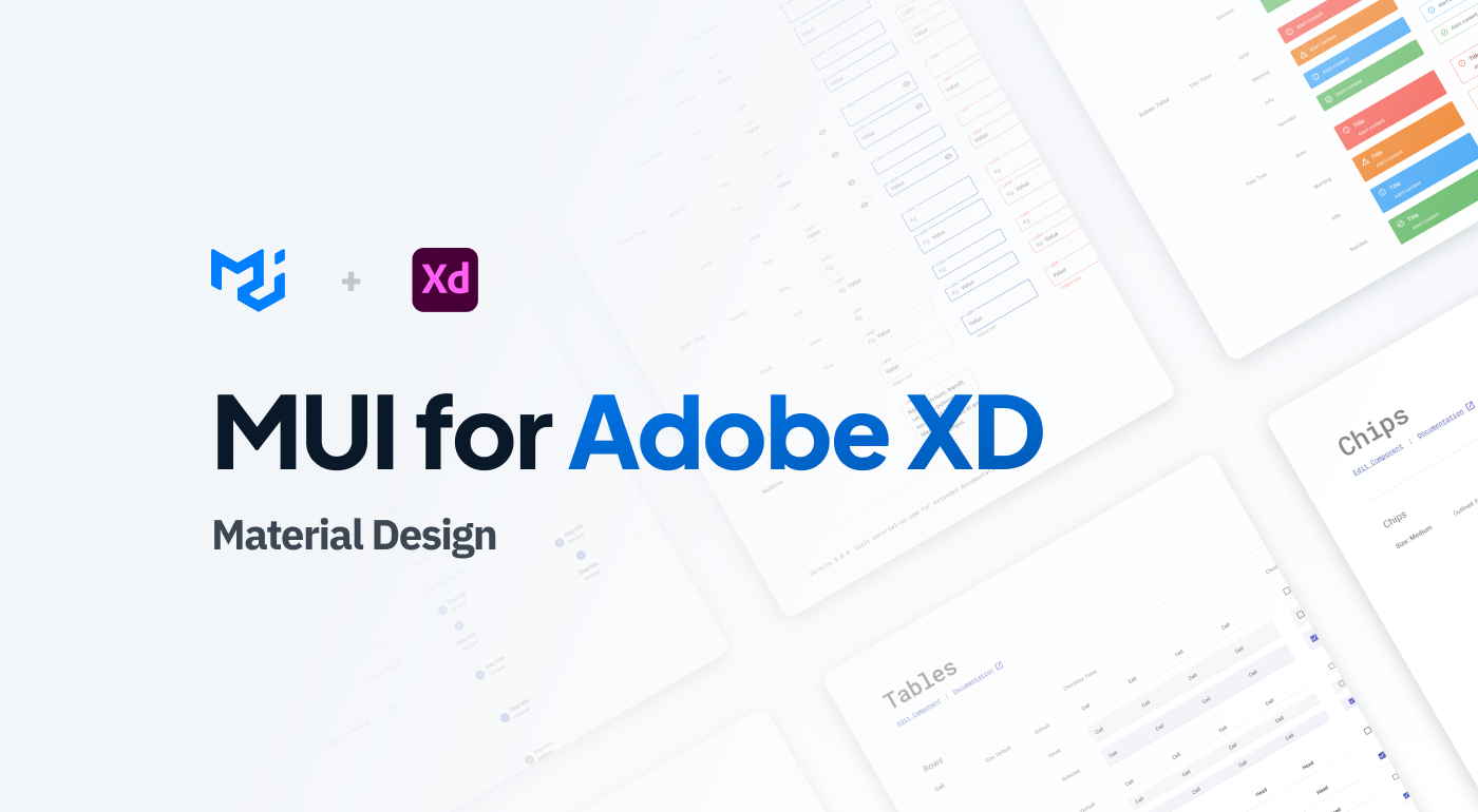 MUI for Adobe XD