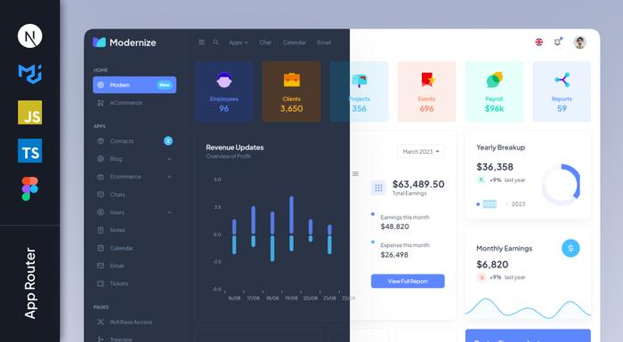 Modernize - React and Next.js Admin Template - MUI Store